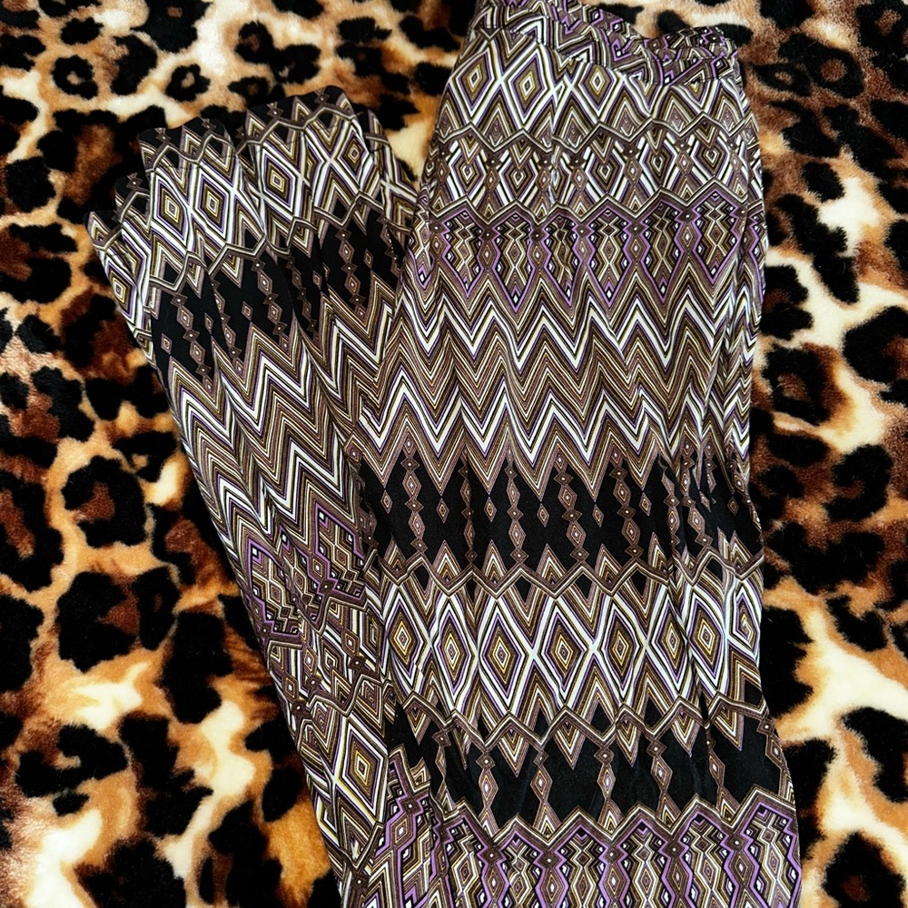 Geometric Patterned Pants - image 5